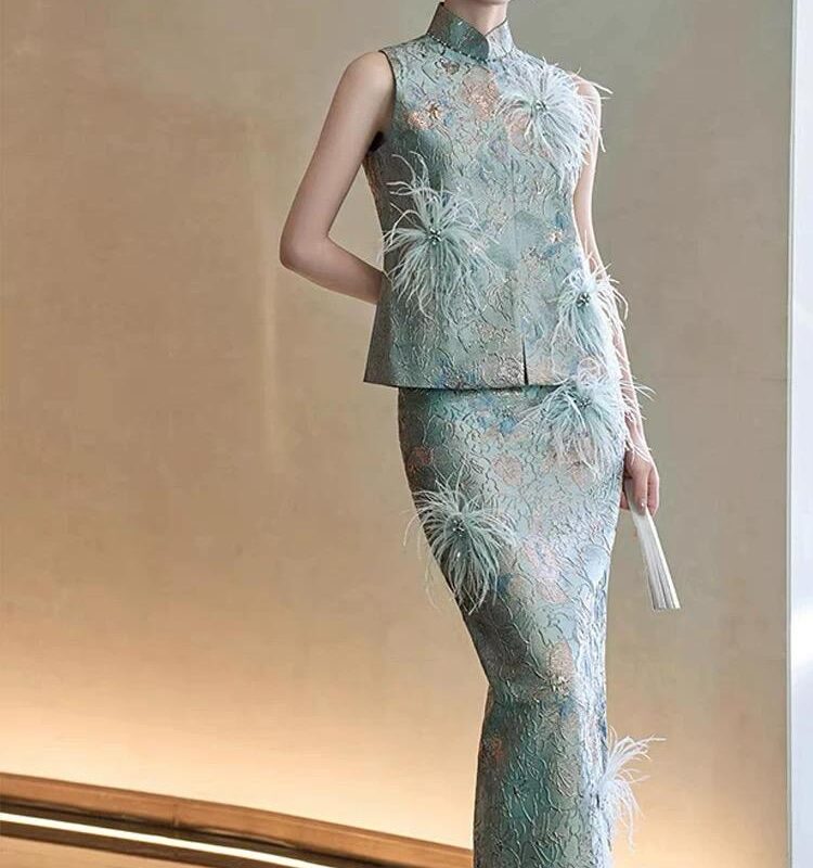 Blue Serenity Sleeveless Set